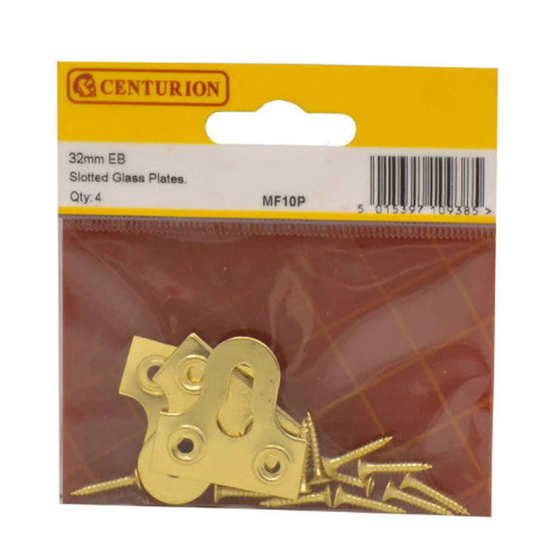 32mm EB Slotted Glass Plate (Pack of 4) - Pack of 5