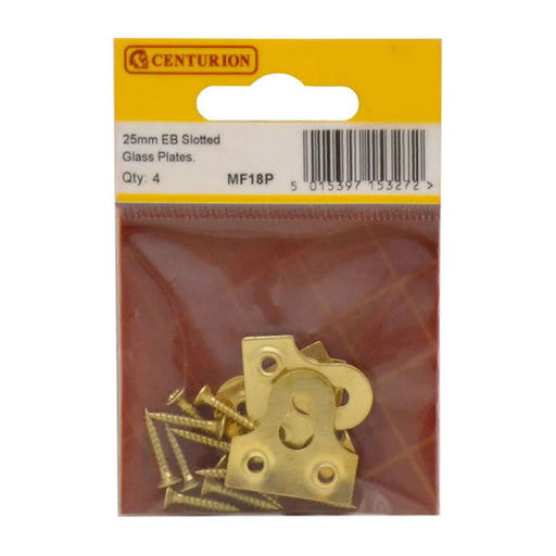 25mm EB Slotted Glass Plate (Pack of 4) - Pack of 5