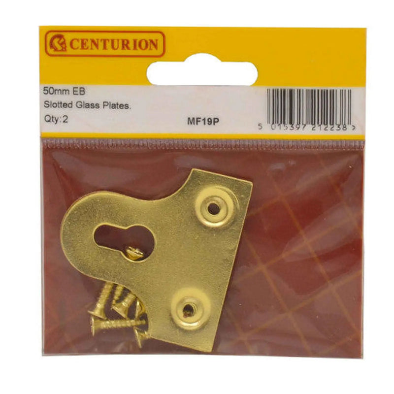 50mm EB Slotted Glass Plate (Pack of 2) - Pack of 5