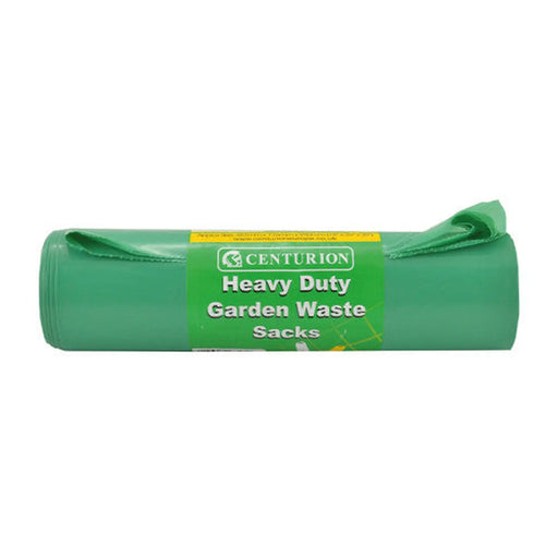 Heavy Duty Garden Sacks, Green, 100 Litre Capacity - Pack of 5