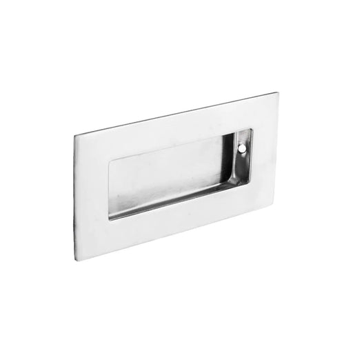 102 X 50Mm - Flush Pull - Rectangular - Bright Stainless Steel