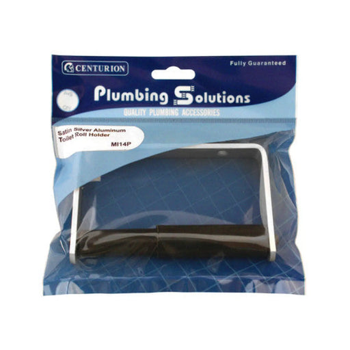 Toilet Roll Holder - Satin Silver Aluminum - Pack of 5