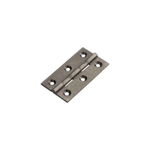 64 X 35 X 2Mm Cabinet Hinge C/W Screws (Pair) - Pewter 64 X 35 X 2MM