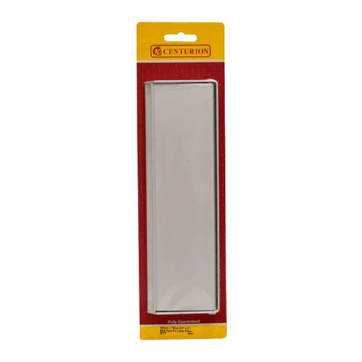 Facefix Letter Plate, Polished Anodised Aluminium, 250mm x 75mm - Pack of 5