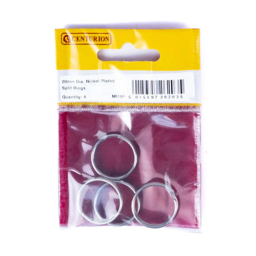 20mm dia. NP Split Rings  (Pack of 4) - Pack of 5