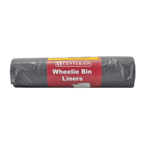 Wheelie Bin Liners, Black, 240 Litre Capacity - Pack of 5