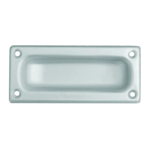 Flush Pulls, Satin Anodised Aluminium, 90mm - Pack of 5