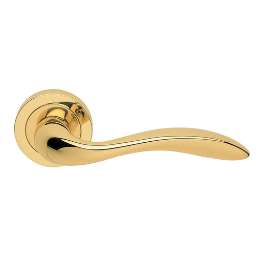 Giava Lever On Concealed Fix Round Rose Otl (Polished Brass) - Polished Brass 51MM