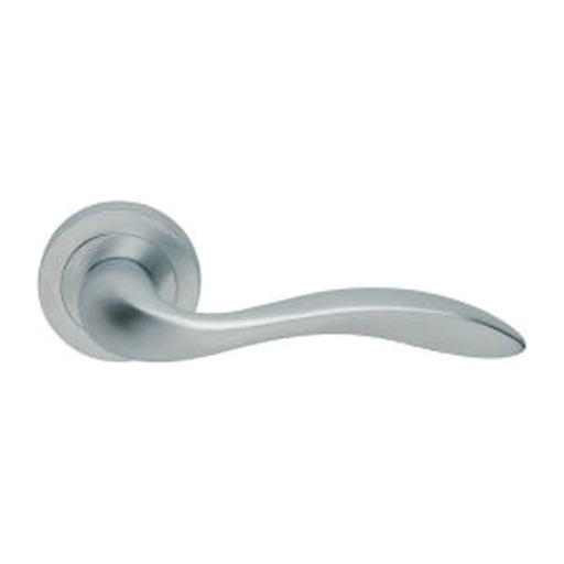 Giava Lever On Concealed Fix Round Rose Csa (Satin Chrome) - Satin Chrome 51MM