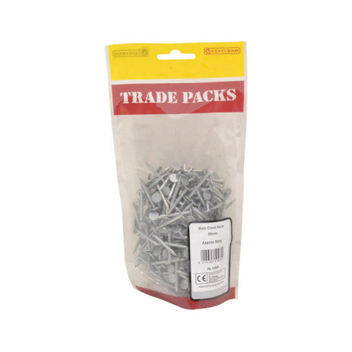 Clout Nails - Galvanised - 30mm - (500g Pack) - Pack of 5