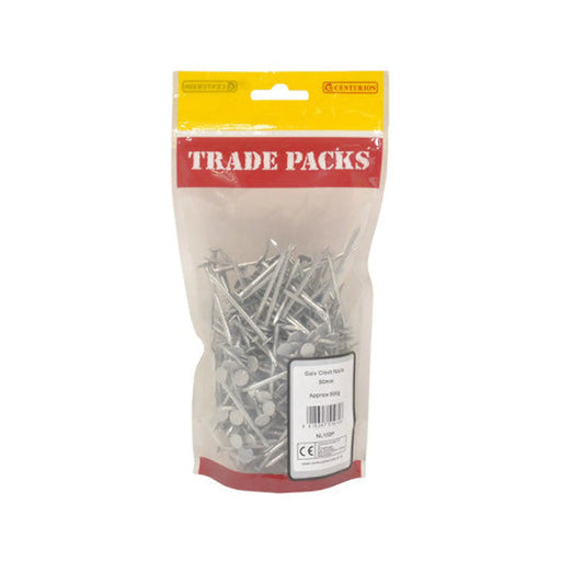 Clout Nails - Galvanised - 50mm - (500g Pack) - Pack of 5