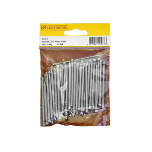 65mm Round Lost Head Nails - Pack of 5