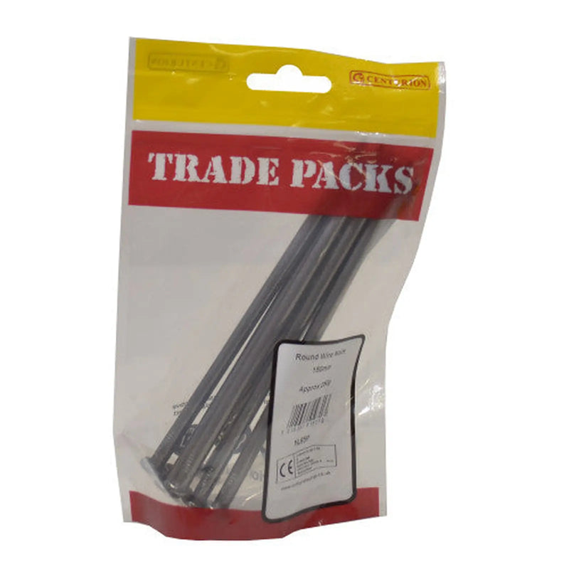 150mm Round Wire Nails - 250g - Pack of 5