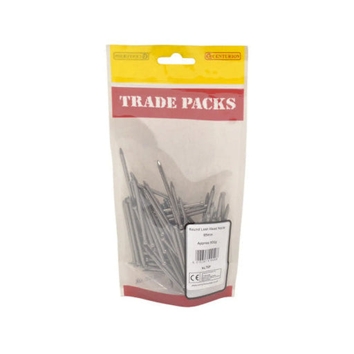 Round Lost Head Nails - Steel - 65mm - (500g Pack) - Pack of 5