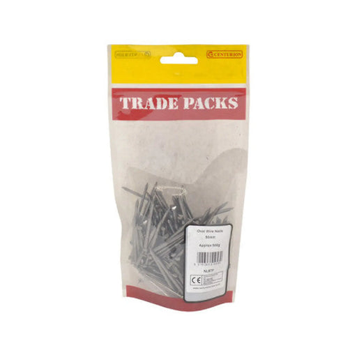 Oval Wire Nails - Steel - 50mm - (500g Pack) - Pack of 5