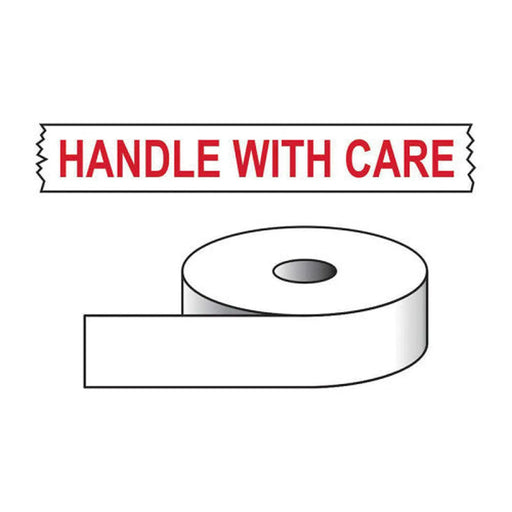 Handle With Care Printed Tape - 50mm x 66m - Min Order 2