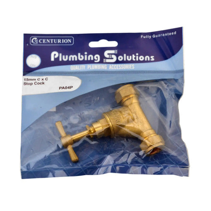 15mm C x C Stop Cock - Pack of 3