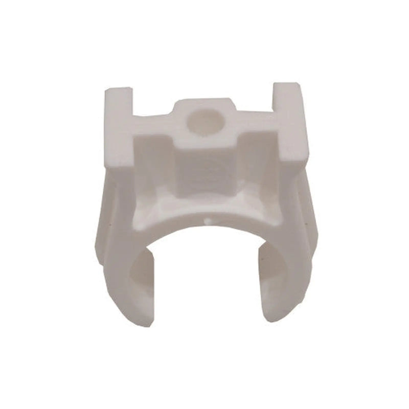 15mm Plastic Snap Fix Pipe Clips - Pack of 100