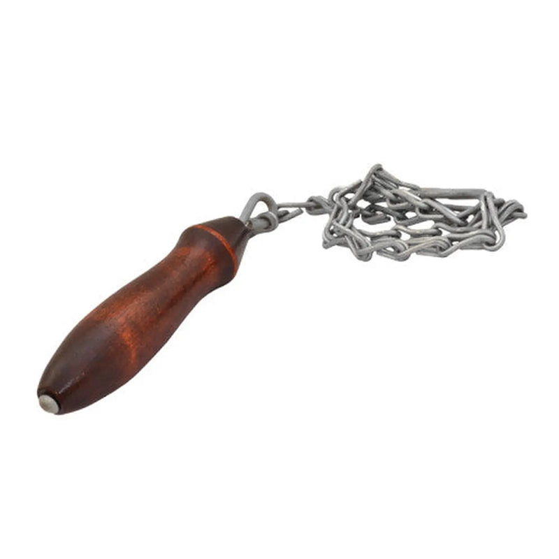 450mm Galvanised Chain and Wooden Handle Cistern Pull - Pack of 5