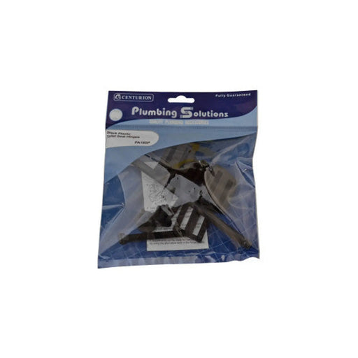 Plastic Toilet Seat Hinges - Black - Pack of 5
