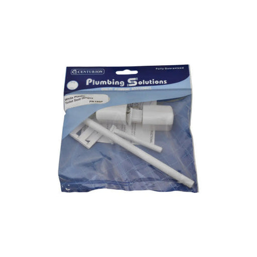 Plastic Toilet Seat Hinges - White - Pack of 5