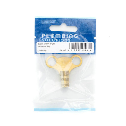 Radiator Key - Brass Clock Style - Pack of 5