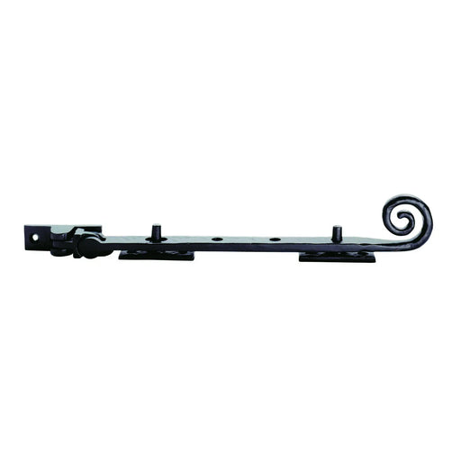 220Mm Curly Tail Casement Stay - Black Antique 203MM