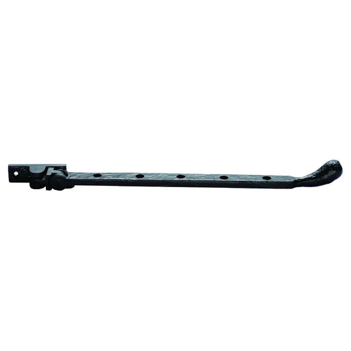 295Mm Bulb End Casement Stay - Black Antique 305MM