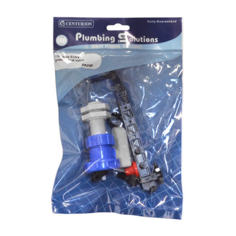 1/2" Plastic Side Entry Float Valve - Pack of 3