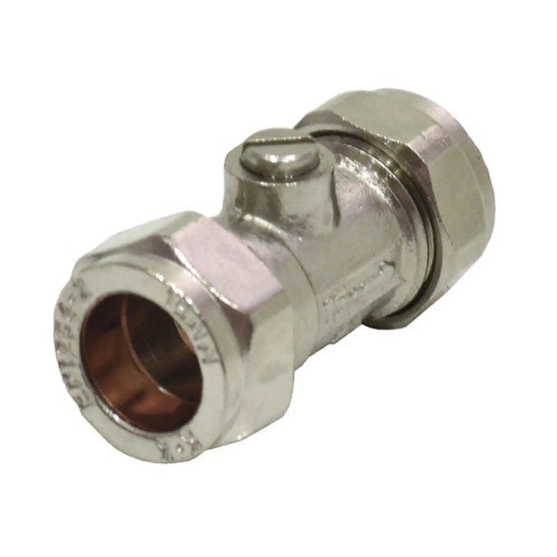 15mm CP CXC Screw Type Isolating Valve - Pack of 5