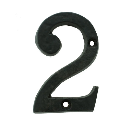 Numeral Face Fix (No 2) - Black Antique 76MM