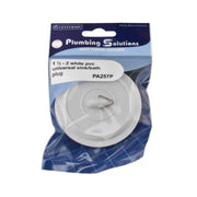 Plug - Sink Bath - White - 1 1/2" - 2" PVC Universal - Pack of 5