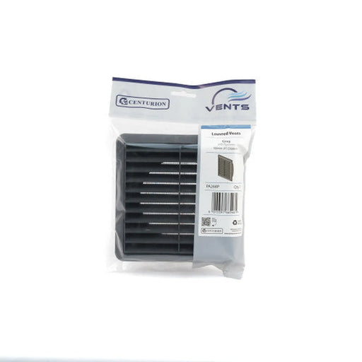 Louvred Grille with Flyscreen - Grey - 100m - Pack of 5