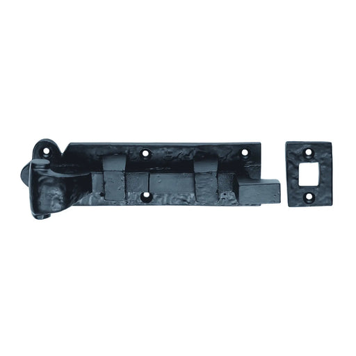 Cranked Door Bolt - Black Antique 102