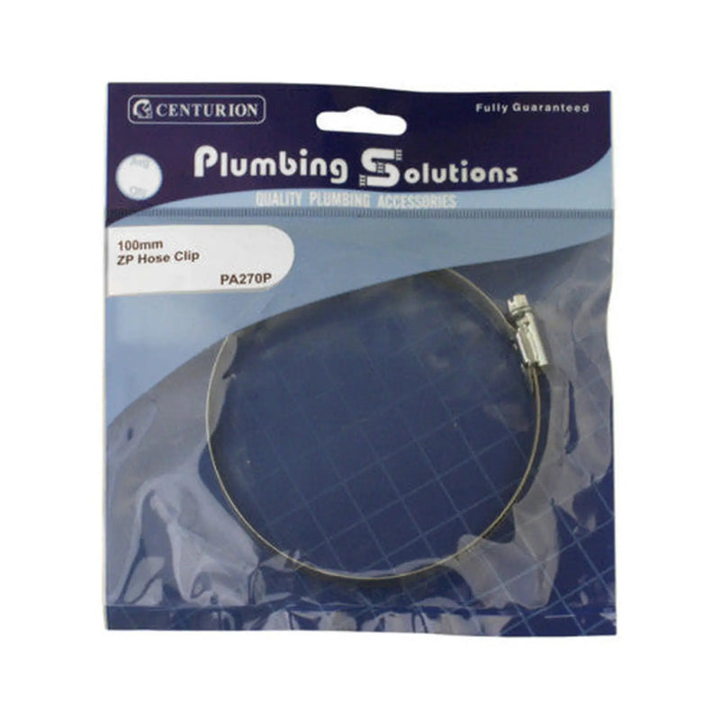 100mm ZP Hose Clip - Pack of 5