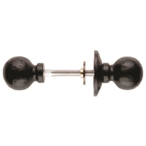Ball Rim Knob Furniture ( 60Mm Rose / 45Mm Knob ) - Black Antique 60 R/45 K
