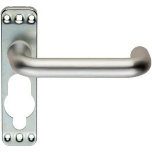 19Mm Dia Safety Lever On Inner Plate - Satin Anodised Aluminium