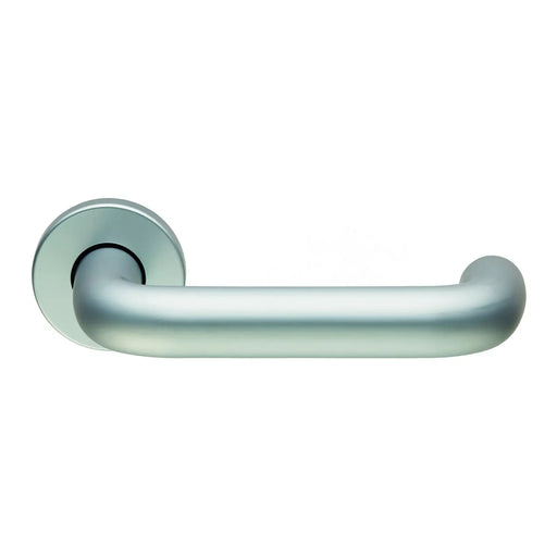 19Mm Dia Safety Lever On Rose - Satin Anodised Aluminium