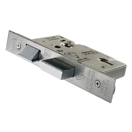 76Mm Bs Sashlock - 5 Lever - Square - Retail Pack - Satin Stainless Steel