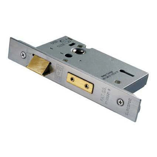 64Mm Heavy Duty Sashlock - 3 Lever - Radius - Satin Stainless Steel