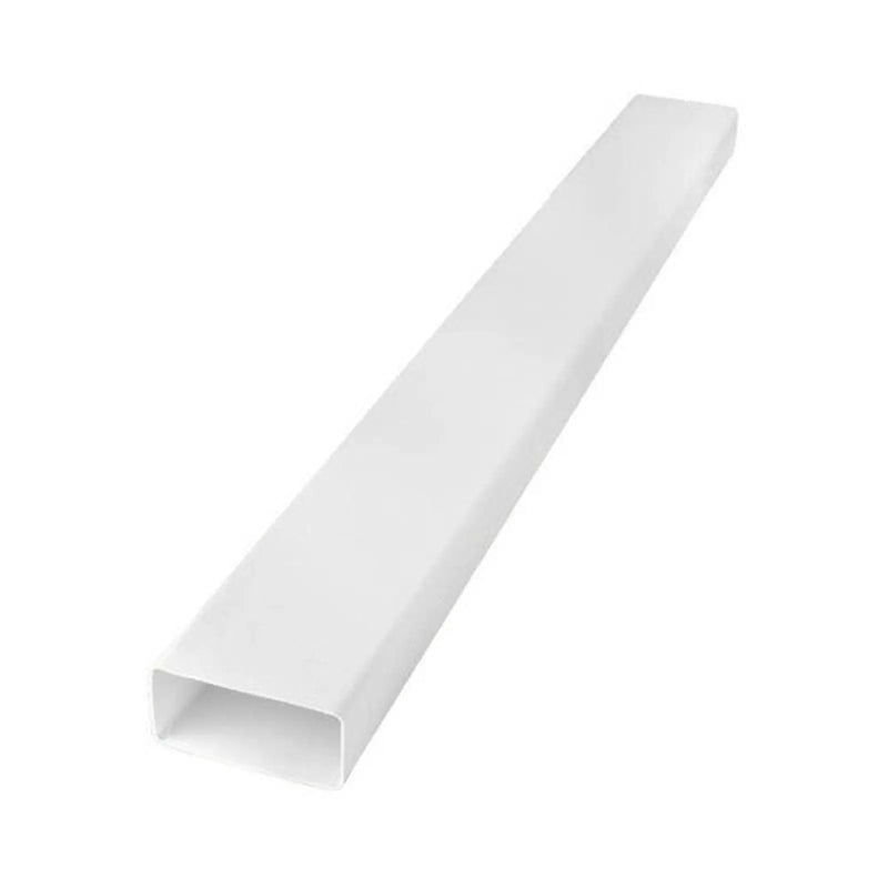 110mm x 54mm x 1m Flat Channel Ducting - Pack of 5