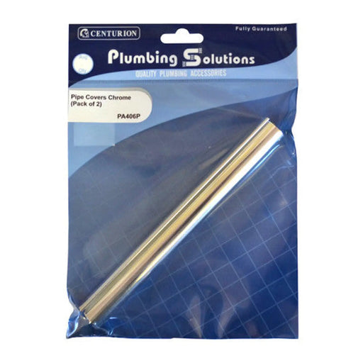 Radiator Pipe Covers Chrome - 2 Pack - Pack of 5