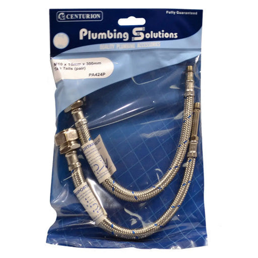 M10 x 15mm x 300mm Tap Tails (pair) - Pack of 3