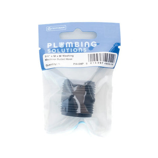 3/4" x M x M  Washing Machine Outlet Hose Connector - Pack of 5