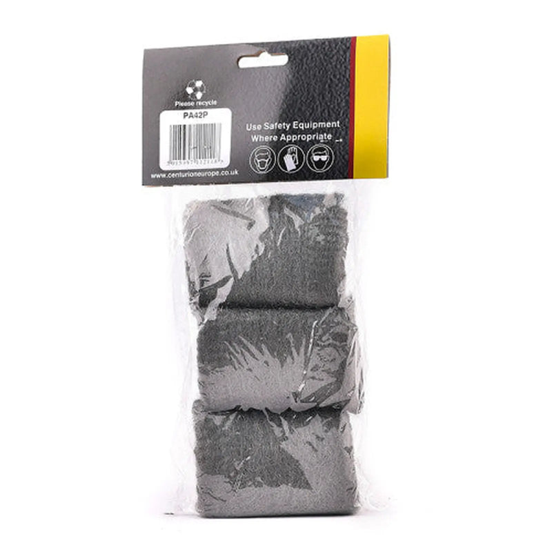 Abrasives Steel Wire Wool, 000 Fine (Pack of 3) - Pack of 5