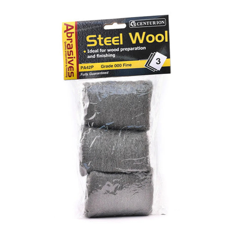 Abrasives Steel Wire Wool, 000 Fine (Pack of 3) - Pack of 5