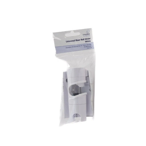 Universal Riser Rail Slider - 18-25mm - White - Pack of 5