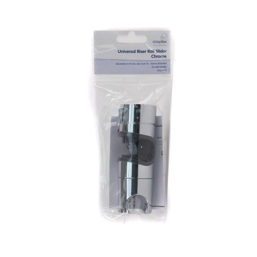 Universal Riser Rail Slider - 18-25mm - Chrome - Pack of 5