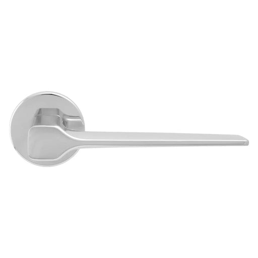Sonica Lever On Sprung Push-On Round Rose Cro (Polished Chrome) - Polished Chrome