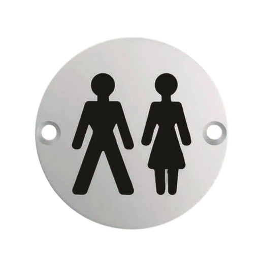 76Mm Sign - Unisex - Face Fix - Satin Stainless Steel